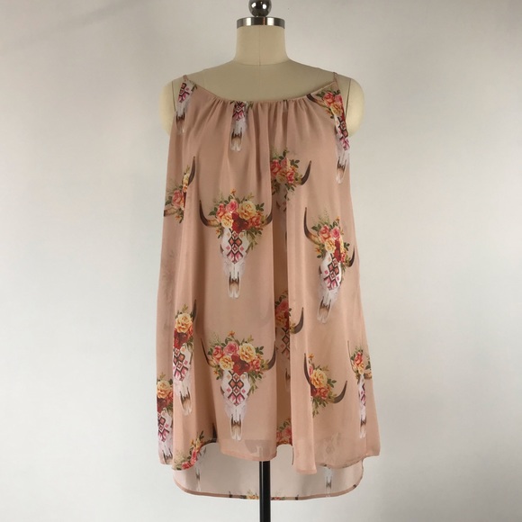 Show Me Your Mumu Trapeze Dress Frida Bullhead XL - Picture 4 of 8